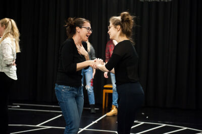 Repetitie Doornroosje @ Deep Bridge, foto 7, foto's door Goele Bormans - FrontView Magazine