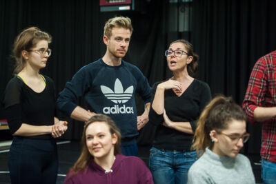 Repetitie Doornroosje @ Deep Bridge, foto 31, foto's door Goele Bormans - FrontView Magazine