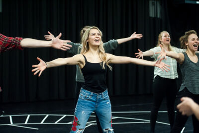 Repetitie Doornroosje @ Deep Bridge, foto 38, foto's door Goele Bormans - FrontView Magazine