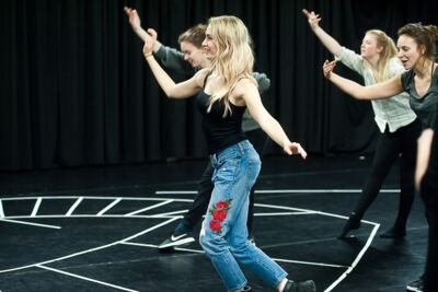 Repetitie Doornroosje @ Deep Bridge, foto 39, foto's door Goele Bormans - FrontView Magazine