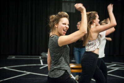 Repetitie Doornroosje @ Deep Bridge, foto 48, foto's door Goele Bormans - FrontView Magazine