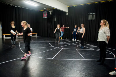 Repetitie Doornroosje @ Deep Bridge, foto 56, foto's door Goele Bormans - FrontView Magazine