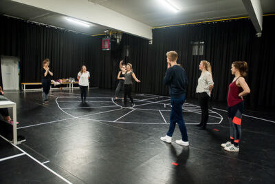 Repetitie Doornroosje @ Deep Bridge, foto 59, foto's door Goele Bormans - FrontView Magazine