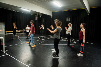 Repetitie Doornroosje @ Deep Bridge, foto 62, foto's door Goele Bormans - FrontView Magazine