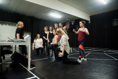 Repetitie Doornroosje @ Deep Bridge, foto 64, foto's door Goele Bormans - FrontView Magazine