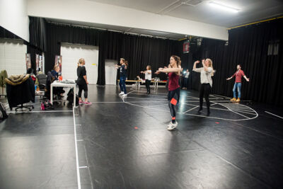 Repetitie Doornroosje @ Deep Bridge, foto 87, foto's door Goele Bormans - FrontView Magazine