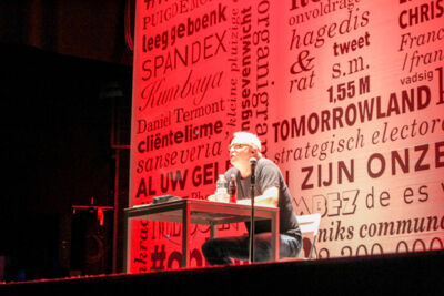 Stijn Meuris: Tirade 2.017 @ Depot Leuven, foto 1, foto's door Hilde  Hermans - FrontView Magazine