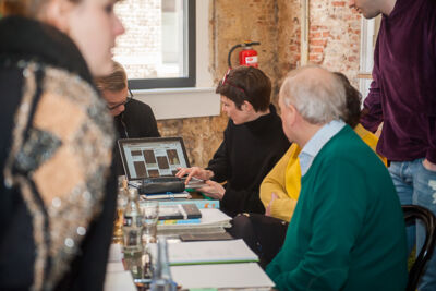 Eerste lezing Macbeth - model 2.9 @ Theater Het klokhuis, foto 5, foto's door Goele Bormans - FrontView Magazine