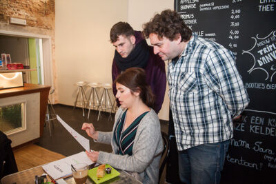 Eerste lezing Macbeth - model 2.9 @ Theater Het klokhuis, foto 17, foto's door Goele Bormans - FrontView Magazine
