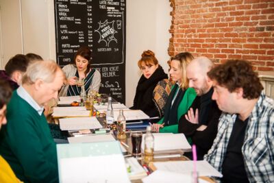 Eerste lezing Macbeth - model 2.9 @ Theater Het klokhuis, foto 28, foto's door Goele Bormans - FrontView Magazine