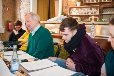 Eerste lezing Macbeth - model 2.9 @ Theater Het klokhuis, foto 56, foto's door Goele Bormans - FrontView Magazine
