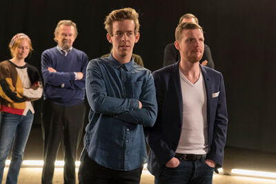Opname trailer musical 40-45 @ Studio100, picture 5, photographed by dirk janssens - FrontView Magazine