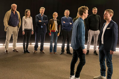 Opname trailer musical 40-45 @ Studio100, picture 7, photographed by dirk janssens - FrontView Magazine