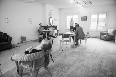Repetitie Duivelsengel @ Theater Het Klokhuis, picture 2, photographed by Goele Bormans - FrontView Magazine