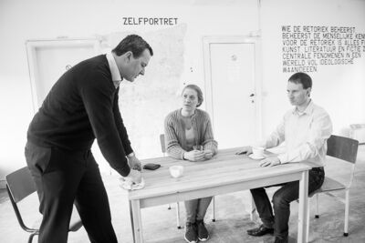 Repetitie Duivelsengel @ Theater Het Klokhuis, picture 17, photographed by Goele Bormans - FrontView Magazine