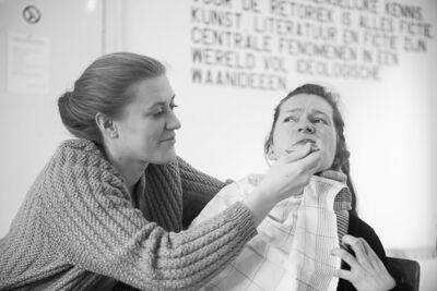 Repetitie Duivelsengel @ Theater Het Klokhuis, picture 35, photographed by Goele Bormans - FrontView Magazine