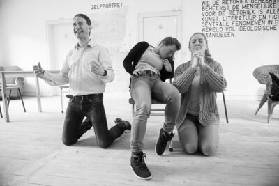 Repetitie Duivelsengel @ Theater Het Klokhuis, picture 45, photographed by Goele Bormans - FrontView Magazine