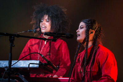 Ibeyi @ Ancienne Belgique, picture 19, photographed by Dieter  Boone - FrontView Magazine