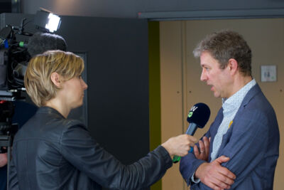 Iedereen tegen kanker! @ vrt, foto 2, foto's door Bart Baevegems - FrontView Magazine