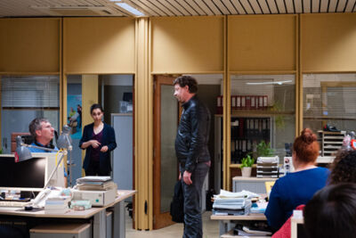 Setbezoek bij De Collega's 2.0 van Jan Verheyen @ stadhuis Mechelen, foto 9, foto's door Sandra Van Watermeulen - FrontView Magazine