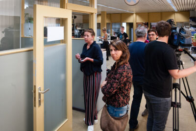 Setbezoek bij De Collega's 2.0 van Jan Verheyen @ stadhuis Mechelen, foto 20, foto's door Sandra Van Watermeulen - FrontView Magazine