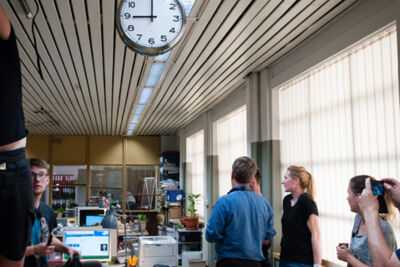 Setbezoek bij De Collega's 2.0 van Jan Verheyen @ stadhuis Mechelen, foto 25, foto's door Sandra Van Watermeulen - FrontView Magazine