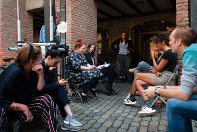 Setbezoek bij De Collega's 2.0 van Jan Verheyen @ stadhuis Mechelen, foto 42, foto's door Sandra Van Watermeulen - FrontView Magazine