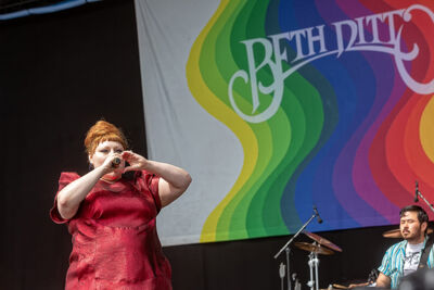 Beth Ditto @ Rock Am Ring 2018, picture 8, photographed by Edwin Houdevelt - FrontView Magazine