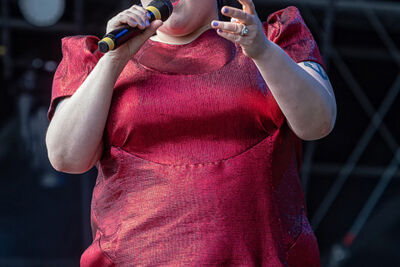 Beth Ditto @ Rock Am Ring 2018, picture 11, photographed by Edwin Houdevelt - FrontView Magazine