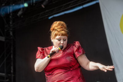 Beth Ditto @ Rock Am Ring 2018, picture 14, photographed by Edwin Houdevelt - FrontView Magazine