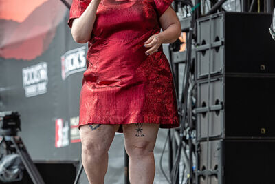 Beth Ditto @ Rock Am Ring 2018, picture 19, photographed by Edwin Houdevelt - FrontView Magazine
