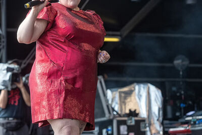 Beth Ditto @ Rock Am Ring 2018, picture 20, photographed by Edwin Houdevelt - FrontView Magazine