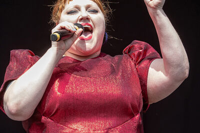 Beth Ditto @ Rock Am Ring 2018, picture 23, photographed by Edwin Houdevelt - FrontView Magazine