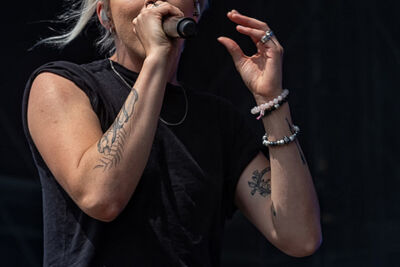 Pvris @ Rock Am Ring 2018, picture 17, photographed by Edwin Houdevelt - FrontView Magazine