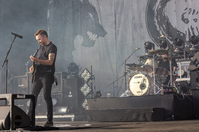 Rise Against @ Rock Am Ring 2018, foto 3, foto's door Edwin Houdevelt - FrontView Magazine