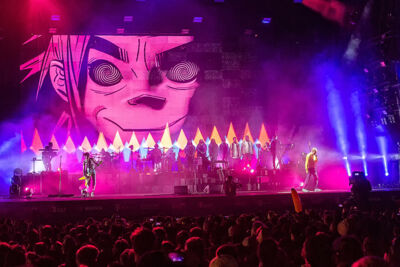 Gorillaz @ Rock Am Ring 2018, picture 3, photographed by Edwin Houdevelt - FrontView Magazine