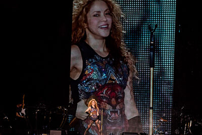 Shakira- El Dorado World Tour @ sportpaleis Antwerpen, picture 1, photographed by dirk janssens - FrontView Magazine