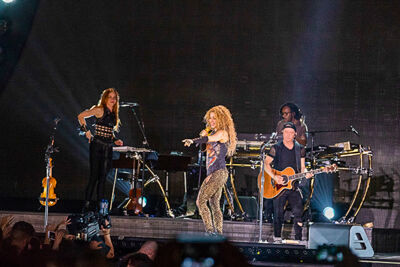 Shakira- El Dorado World Tour @ sportpaleis Antwerpen, picture 2, photographed by dirk janssens - FrontView Magazine