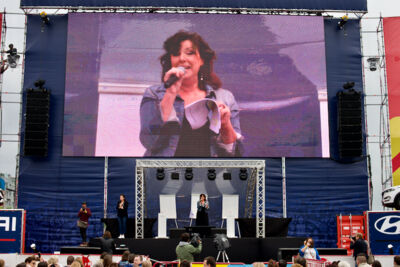 Thuis-finale op groot scherm @ Antwerpen, foto 15, foto's door Bart Baevegems - FrontView Magazine