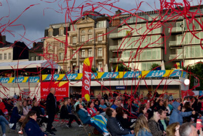 Thuis-finale op groot scherm @ Antwerpen, foto 27, foto's door Bart Baevegems - FrontView Magazine