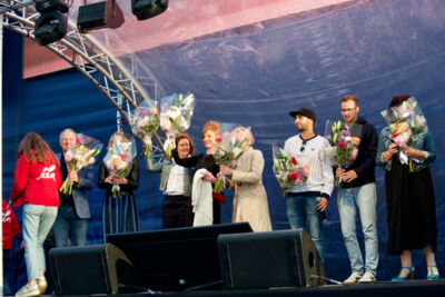 Thuis-finale op groot scherm @ Antwerpen, foto 29, foto's door Bart Baevegems - FrontView Magazine