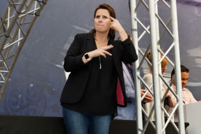 Thuis-finale op groot scherm @ Antwerpen, foto 40, foto's door Bart Baevegems - FrontView Magazine