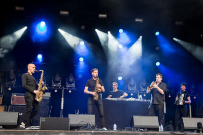 Merdan Taplak Orkestar @ Kanaalfeesten, picture 1, photographed by Marc Verdonck - FrontView Magazine