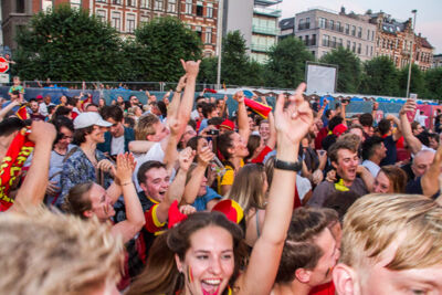 Sfeerbeelden Brazilië-Belgie @ Huyndai Fan Park Antwerpen, picture 44, photographed by Marc Verdonck - FrontView Magazine