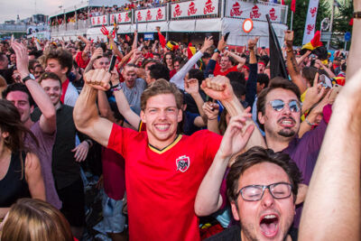 Sfeerbeelden Brazilië-Belgie @ Huyndai Fan Park Antwerpen, picture 45, photographed by Marc Verdonck - FrontView Magazine