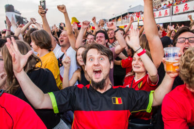 Sfeerbeelden Brazilië-Belgie @ Huyndai Fan Park Antwerpen, picture 52, photographed by Marc Verdonck - FrontView Magazine