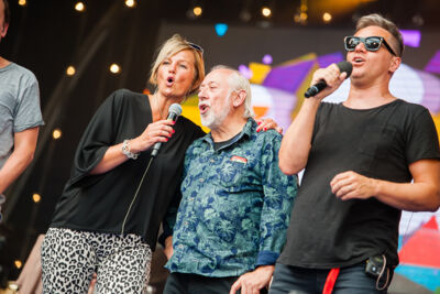 11 juli-viering repetities & backstagebeelden @ Grote Markt Antwerpen, picture 19, photographed by Dimitri Vanlommel - FrontView Magazine