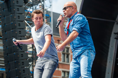 11 juli-viering repetities & backstagebeelden @ Grote Markt Antwerpen, picture 34, photographed by Dimitri Vanlommel - FrontView Magazine