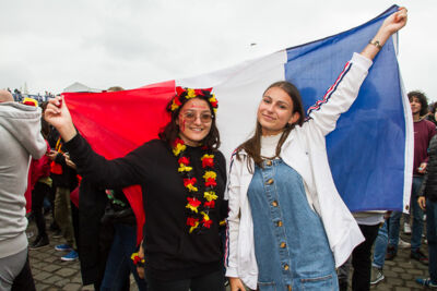 Sfeerbeelden Frankrijk-Belgie @ Huyndai Fan Park Antwerpen, picture 4, photographed by Marc Verdonck - FrontView Magazine