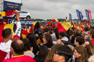 Sfeerbeelden Frankrijk-Belgie @ Huyndai Fan Park Antwerpen, picture 9, photographed by Marc Verdonck - FrontView Magazine
